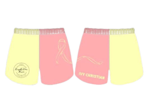 FRANGIPANI - ADULT FOOTY SHORTS